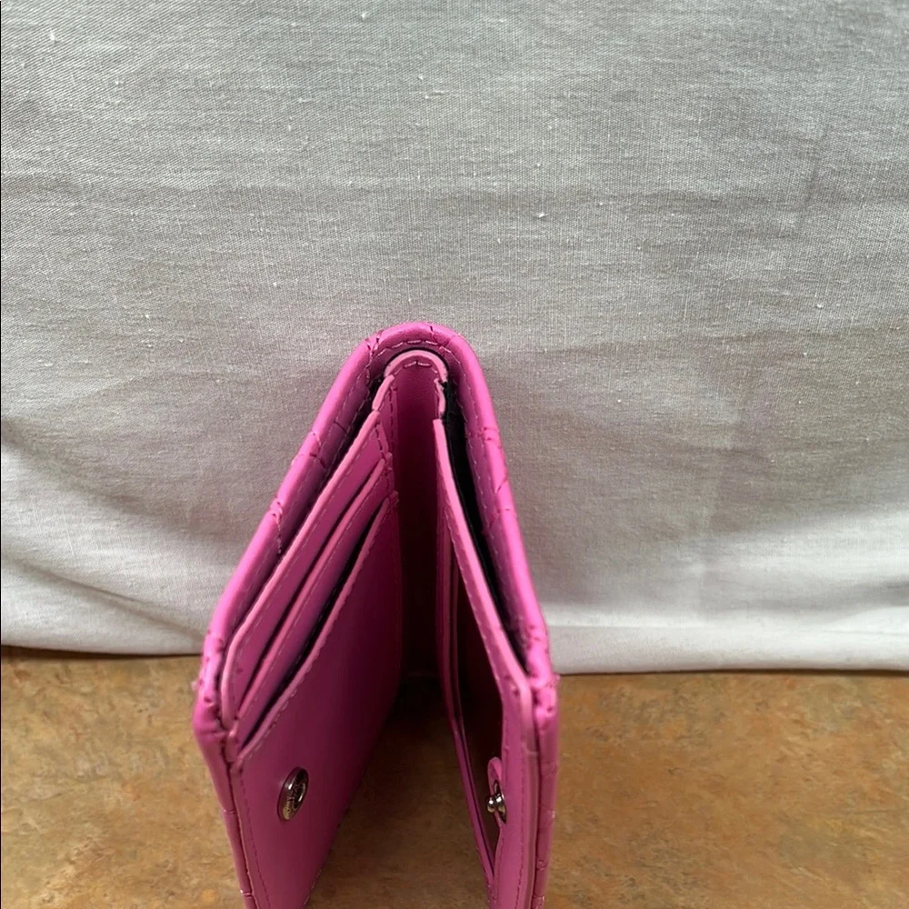 Luv Betsey Vibrant Pink Heart Wallet - Picture 4 of 6